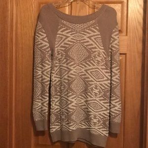 COPY - Sun Shadow Tunic length sweater